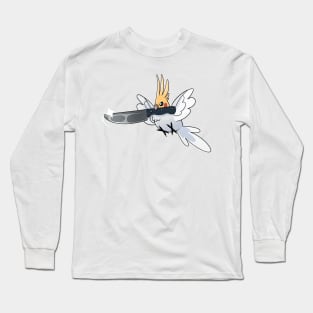 Cockatiel has had enough (white) Long Sleeve T-Shirt